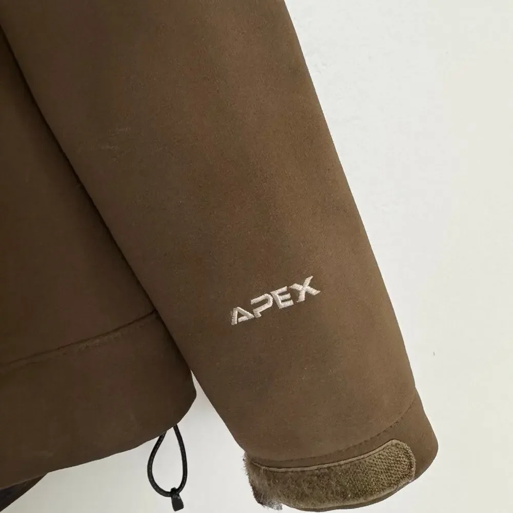 The North Face Apex Bionic Jacket in Chocolate Brown